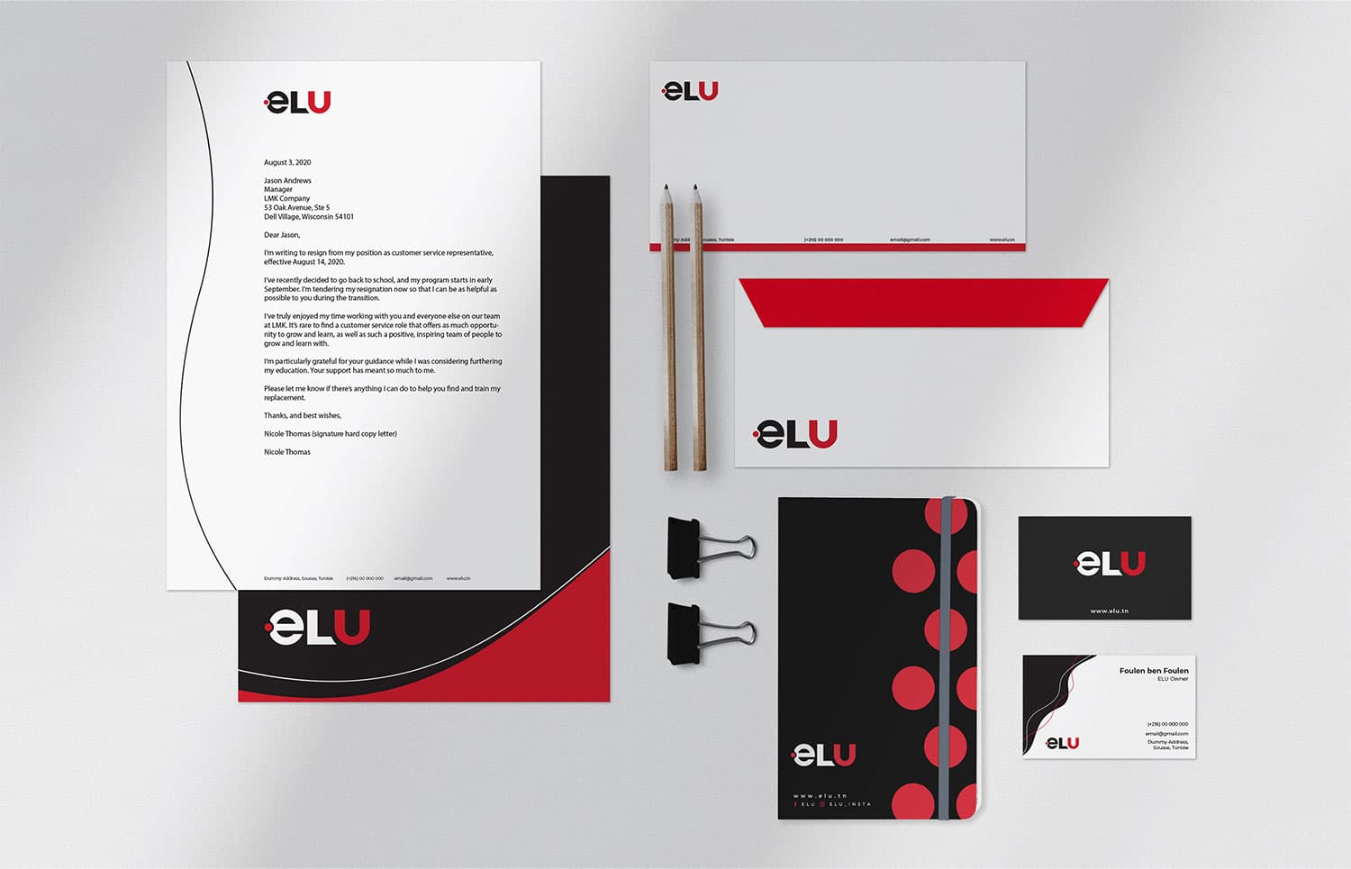 elu stationery